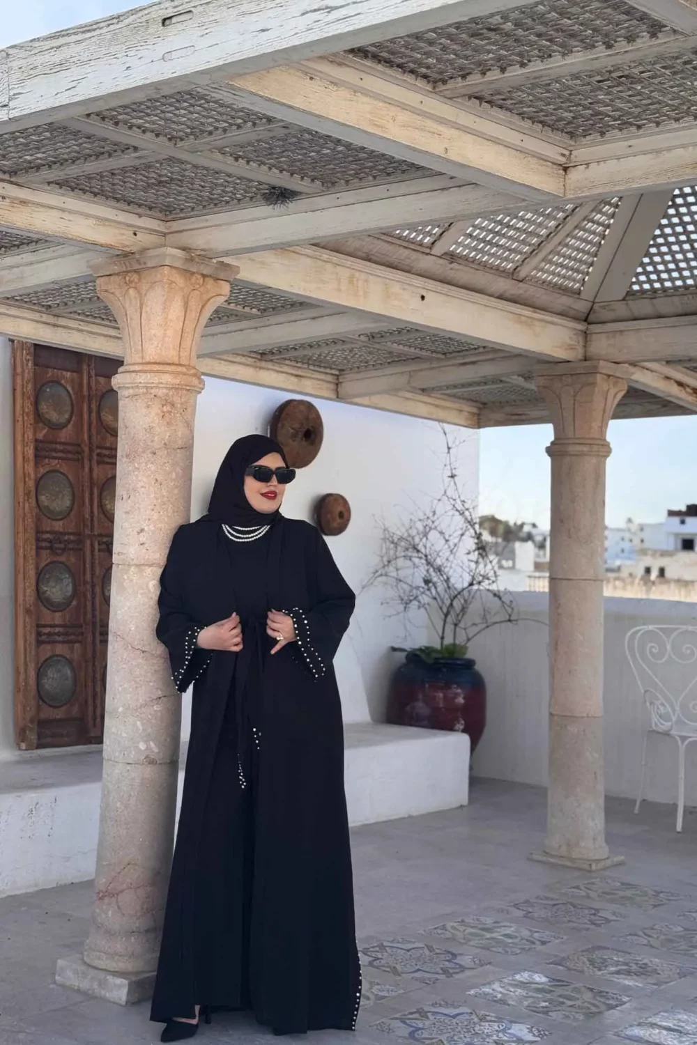 Abaya & robe  perlée – Image 2